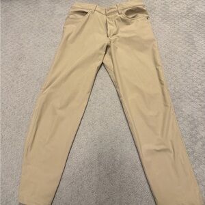 Lululemon Athletica Men's ABC Khaki Chinos 31x30